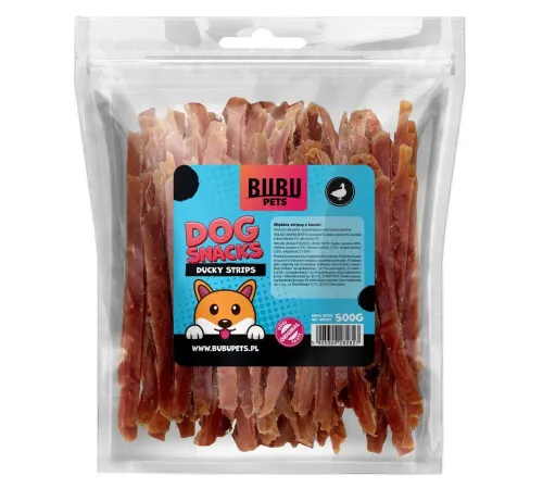 Bubu Pets Мягкие утиные стрипсы, 500 г