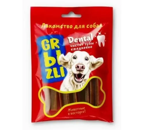 GRЫZLI Dental Mini жевательное лакомство, 100 г (10шт/уп)