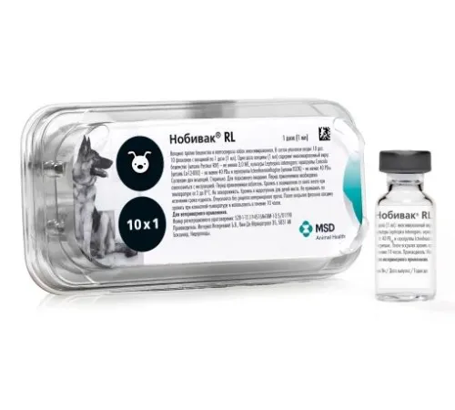 MSD Animal Health Нобивак RL 1 доз