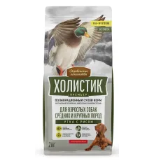 Деревенские лакомства Холистик Премьер для собак средних и крупных пород (Утка с рисом), 2 кг срок до 15.06.2026 г