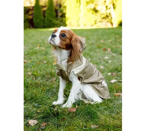 Дождевик-курточка DoggyMan, бежевый хаки, S