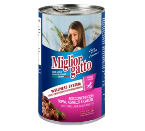 Miglior Classic Line Chunks Tripe, Lamb and Carrots cat 405 г