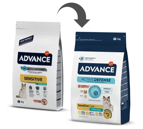 Advance Cat Sterilized Sensitive (Лосось), 1,5 кг