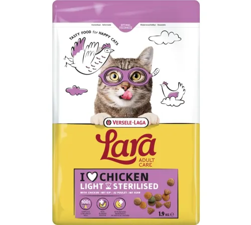 LARA для стерилизованных кошек (Курица), 1,9 кг