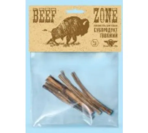 GreenQZin Сушеный говяжий пенис (средний), 1 шт
