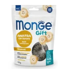 Monge Gift Training Dog Тренировочные лакомства с уткой и бананом, 150 г