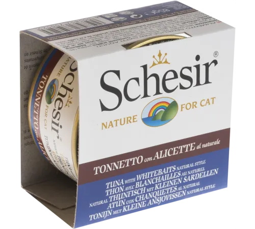 Schesir with Tuna Whitebait (Тунец, анчоусы в соку) 85 г х 10 шт