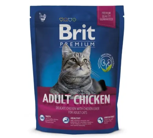 Brit Premium Cat Adult (Курица) 0,3 кг