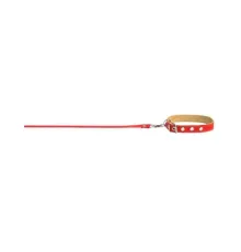 Collar Ошейник с поводком капрон Red ш 14 мм, д 120 см