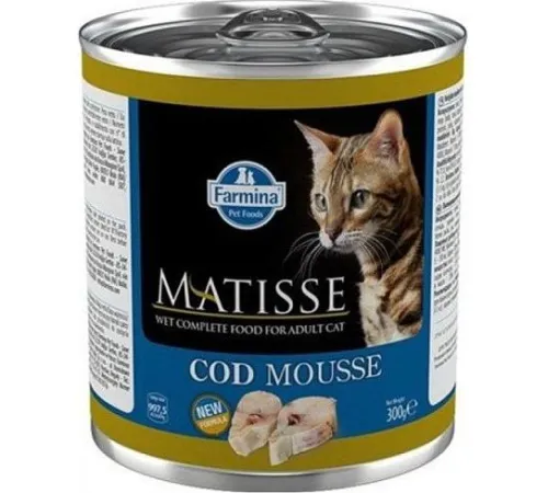 Консервы Farmina Matisse Cat Mousse Codfish, 300 г