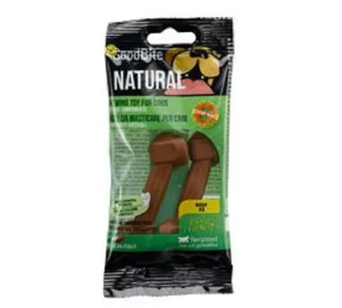 Ferplast Игрушка-кость GOODB NAT BAG MANZO (Говядина) XS 2 шт/упаковка