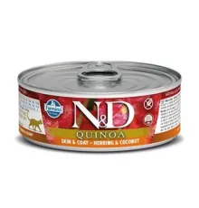 Консервы Farmina N&D Quinoa Cat (Сельдь, кокос), 70 г