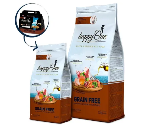 HappyOne Mediterraneum Adult Dog (Ягненок), 3 кг