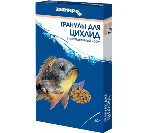 Зоомир Гранулы для цихлид, 30 г