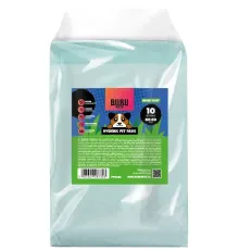 Bubu Pets Подстилки гигиенические зеленые с ароматом травы, 60х60 см (10 шт)