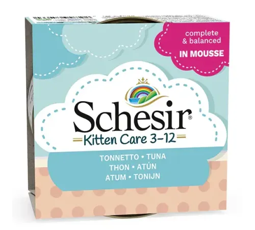 Schesir Kitten Care Mousse (Тунец), 85 г