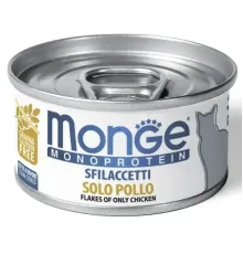 Monge Cat Monoprotein Мясные хлопья из курицы, 80 г