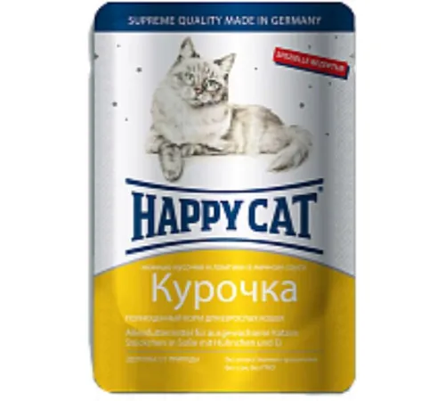 Happy Cat Пауч Курочка 100 г