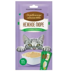 Деревенские лакомства Нежное пюре из курицы, 4 шт/уп