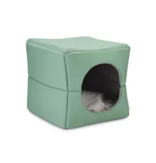 Beeztees Домик для кота Boxi, 37х33х33 см, зеленый