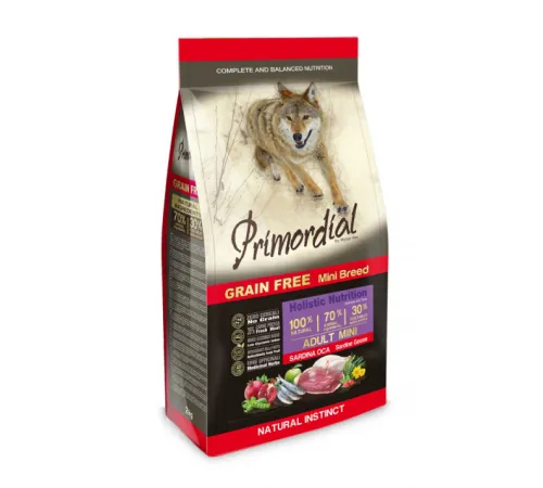 Primordial Dog Adult Mini (Сардина, гусь), 2 кг