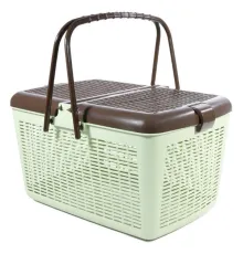 Triol 1055-2 Переноска из пластика квадратная L, 460х330х270 мм