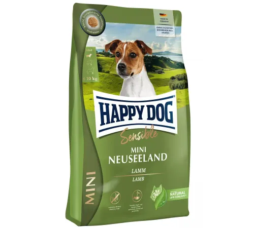Happy Dog Sensible Mini Neuseeland (Ягненок), 4 кг new