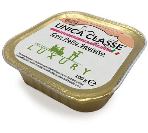 Unica Classe Luxury Паштет с курицей для кошек 100 г
