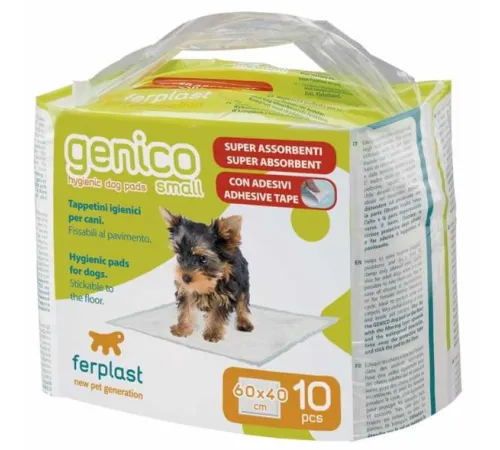 Ferplast Одноразовые пеленки для собак Genico Small, 10 шт., 60х40 см