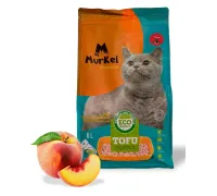 Murkel Наполнитель TOFU (Персик), 6 л/2,6 кг