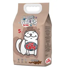 FOR CATS Наполнитель Magic Balls Ultra (кофе), 5 л