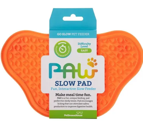 PetDreamHouse Коврик лизательный PAW Lick Pad, оранжевый