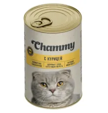 Chammy Консервы для кошек (Курица в соусе), 415 г