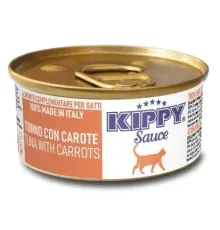 Kippy Sauce Cat Тунец с морковкой в соусе, 70 г