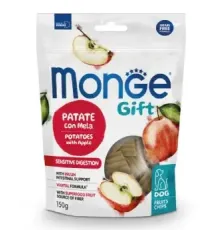 Monge Gift Sensitive Digestion Фруктовые чипсы с картофелем и яблоком, 150 г