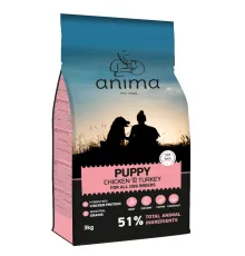 Anima Puppy All Breed (Курица, индейка), 14 кг