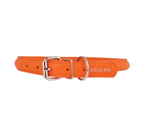 Collar Glamour Ошейник круглый оранжевый, 8 мм, 20-25 см