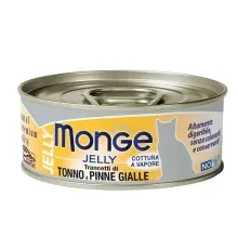 Monge Gelly Adult Cat Консервы с желтоперым тунцом, 80 г
