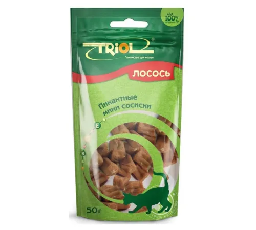 Triol PT33 Мини-сосиски из лосося, 50 г