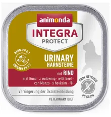 Animonda Integra Protect Urinary Harnsteine Cat (Говядина),100 гр