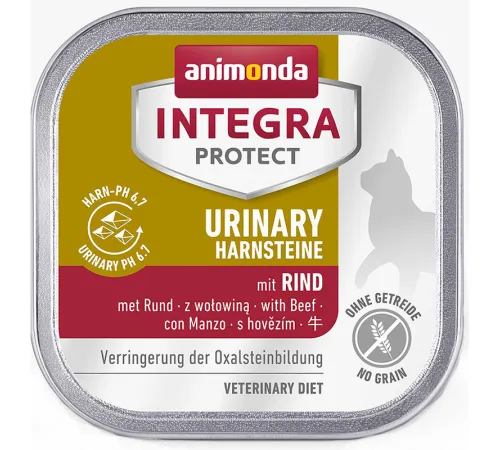 Animonda Integra Protect Urinary Harnsteine Cat (Говядина),100 гр