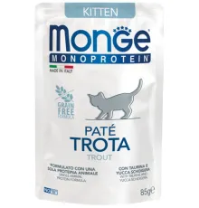 Monge Cat Mono Paté Kitten (Форель) 85 г