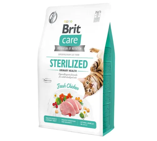 Brit Care Cat GF Sterilized Urinary Health (Курица) 7 кг