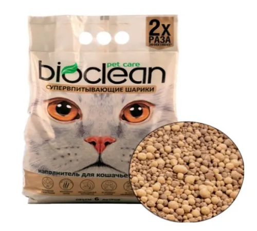 Bioclean супервпитывающие шарики 6 л (2,8 кг)