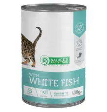 Nature's Protection Cat Sensitive White fish 400 г