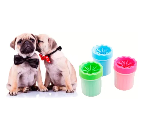 Wow4Pets Лапомойка для домашних животных, голубой