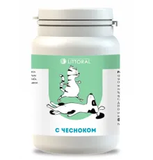 Littoral Пивные дрожжи с чесноком, 80 таб