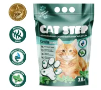 Cat Step Crystal Мята, 3,8 л (1,67 кг)
