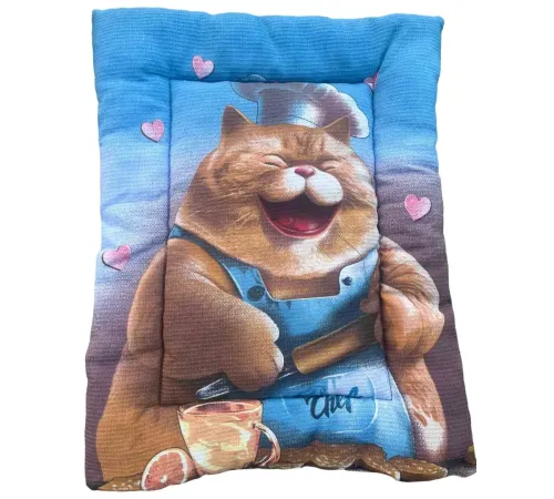 Happy Friends Матрас Кот шеф-повар, 44х57 см