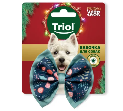 Triol Бабочка для животных Узоры, серия NEW YEAR, 90х70х10 мм